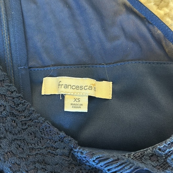 Blue lace dress - Picture 2 of 3